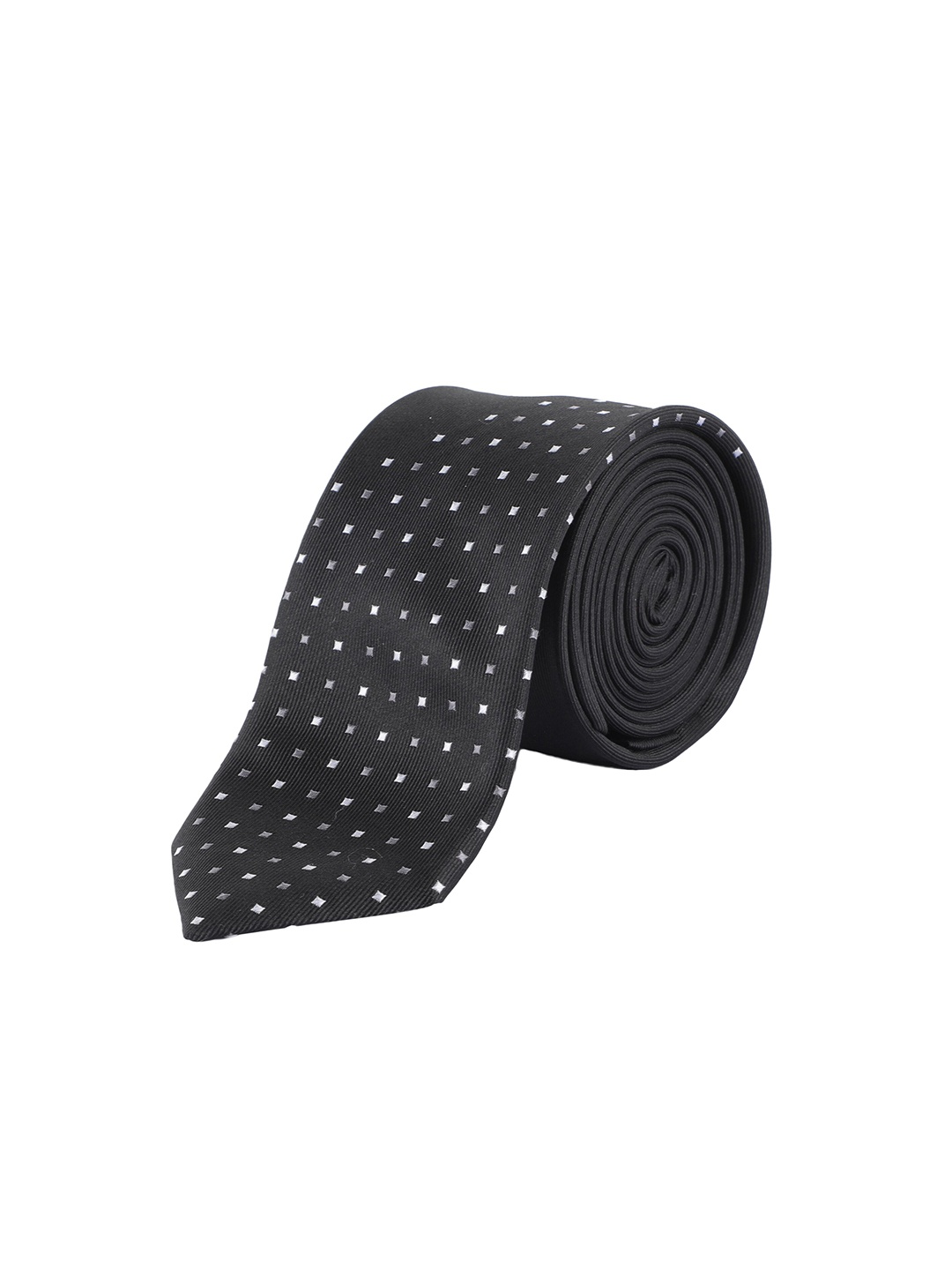 

Alvaro Castagnino Men Black Printed Skinny Tie