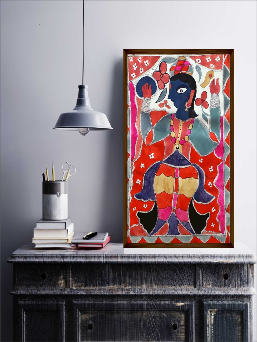 

The Art House Multi-Coloured Abstract Canvas Painting Wall Art