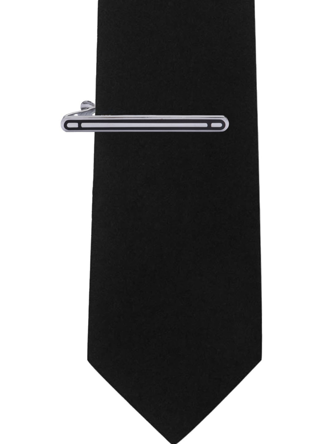 

The Tie Hub Men Silver-Toned Solid Brass Tie Pin