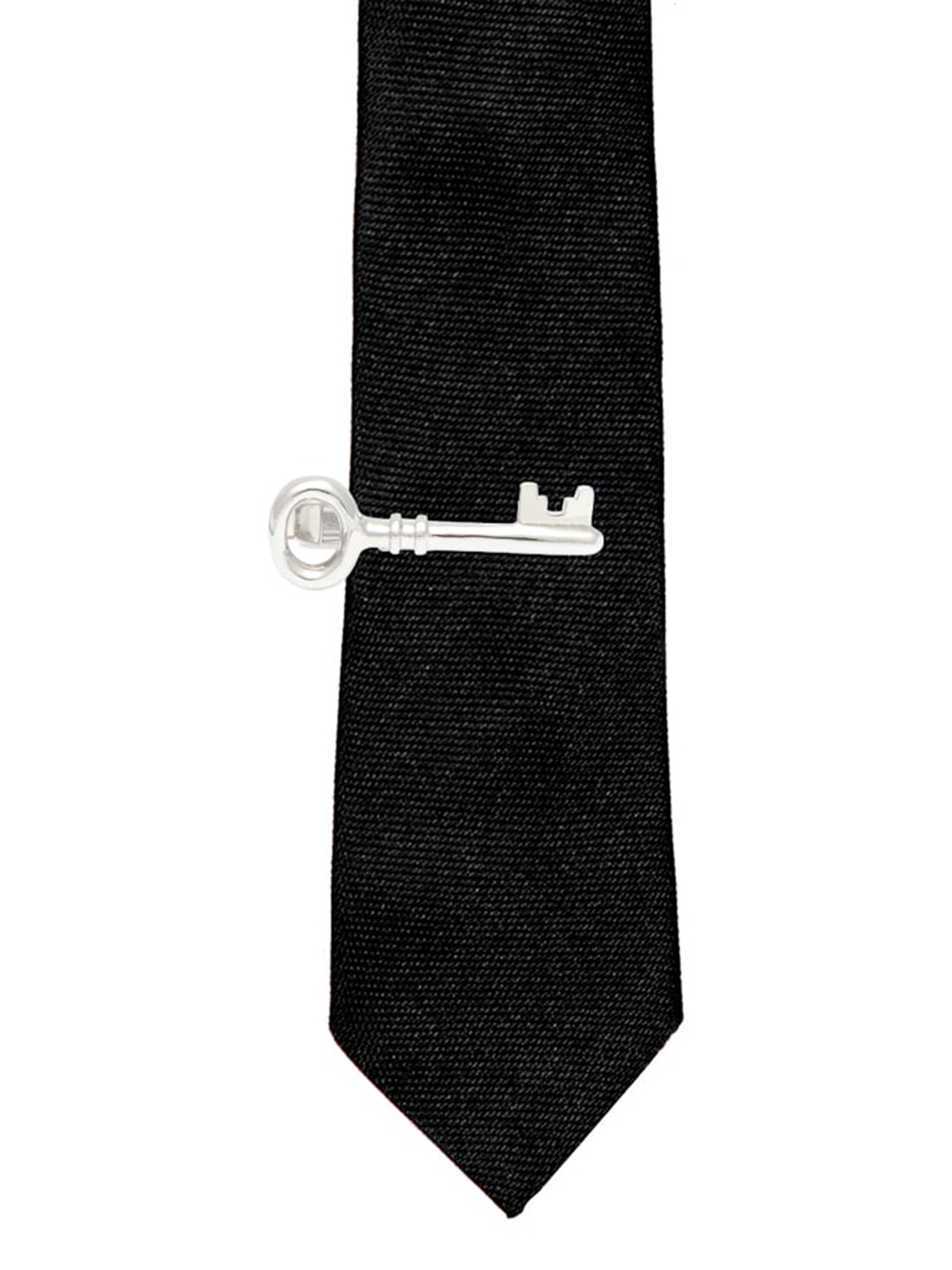 

The Tie Hub Men Silver Toned Key Tie Pin