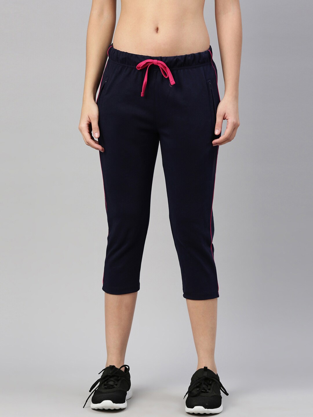 

GOLDSTROMS Women Navy Blue Capris