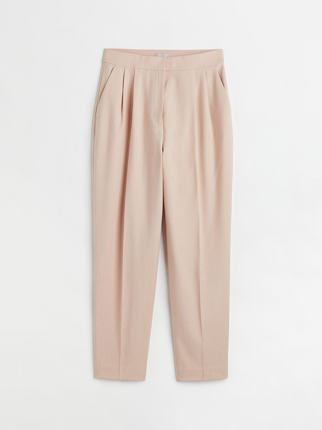 

H&M Women Pink Tailored Trousers