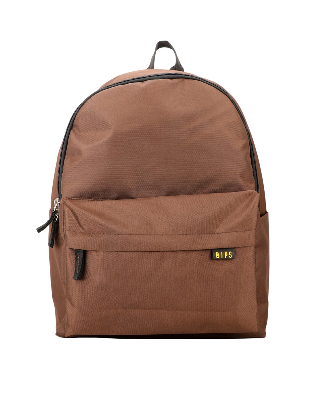 

QIPS Unisex Brown Solid Backpack