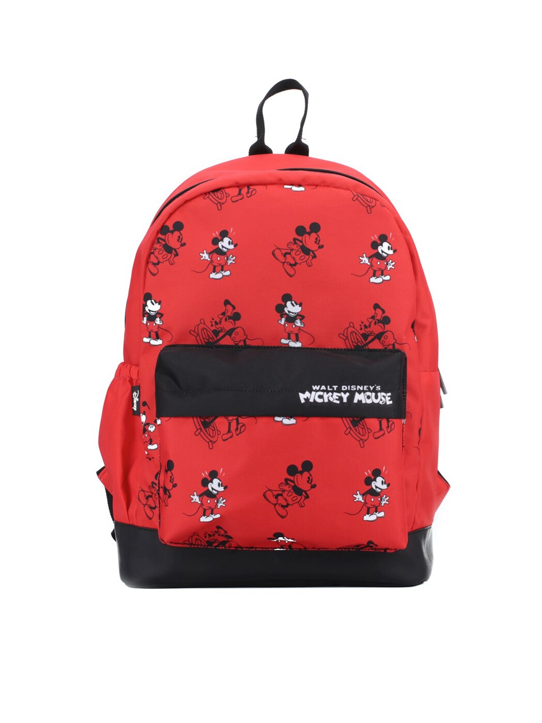 

Disney Kids Red & Black Graphic Printed Backpack