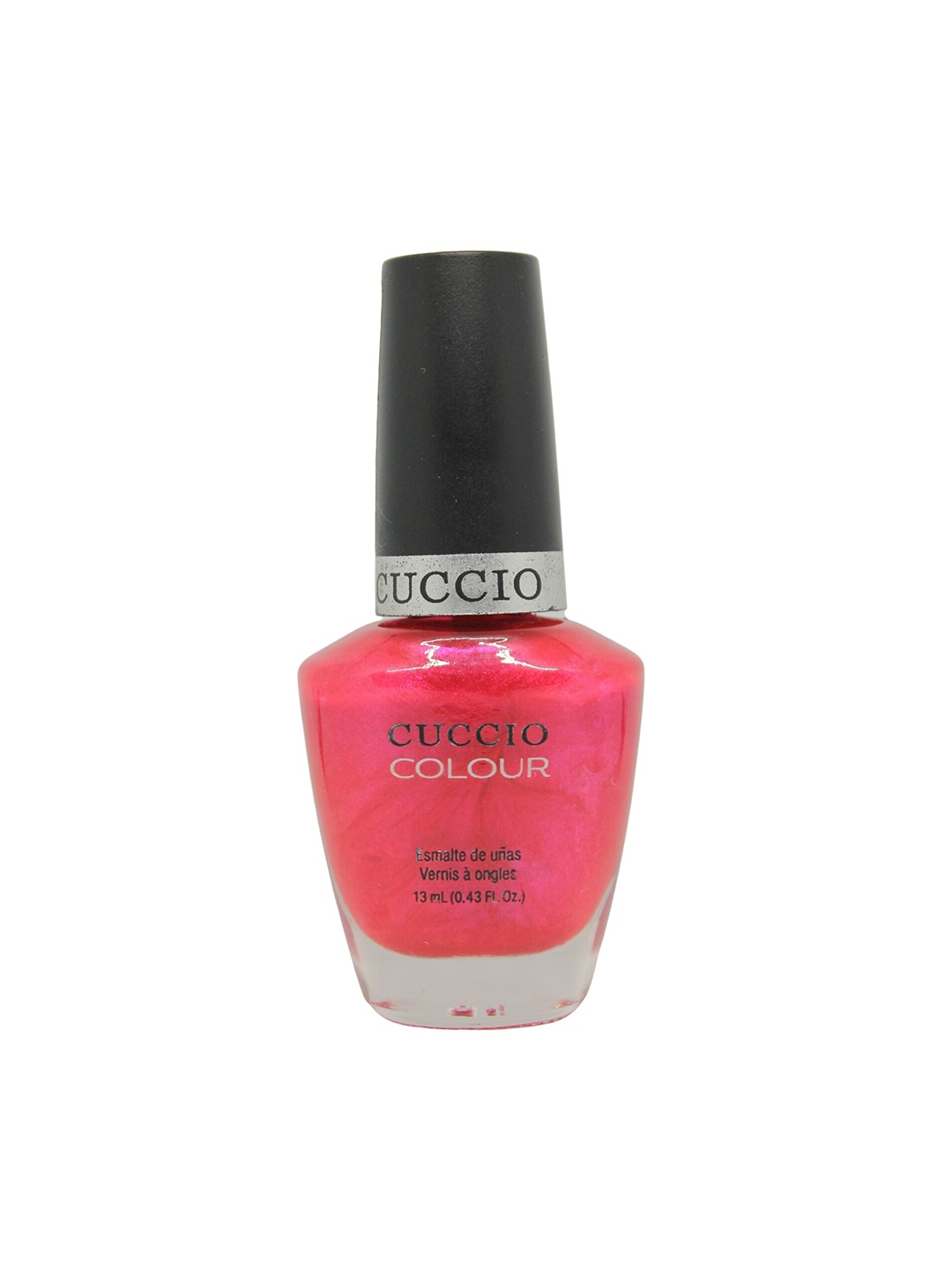 

Cuccio Long-Lasting High Shine Colour Nail Polish - Red Lights In Amsterdam, Fuchsia