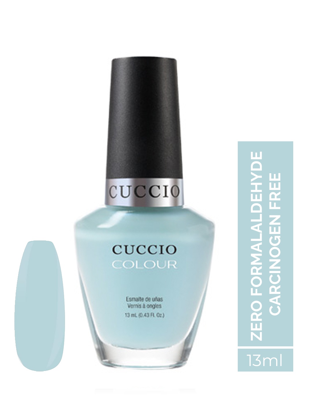 

Cuccio Long-Lasting High Shine Colour Nail Polish - Meet me in Mykonos, Blue