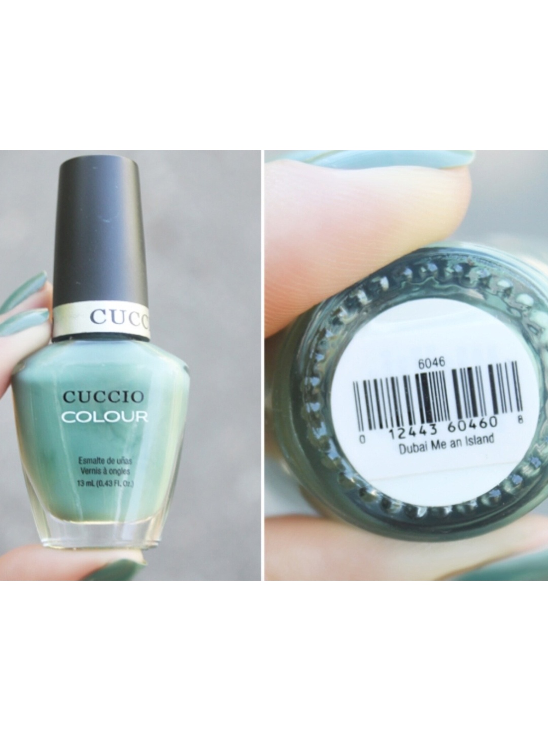 

Cuccio Long-Lasting High Shine Colour Nail Polish - Dubai Me an Island, Teal