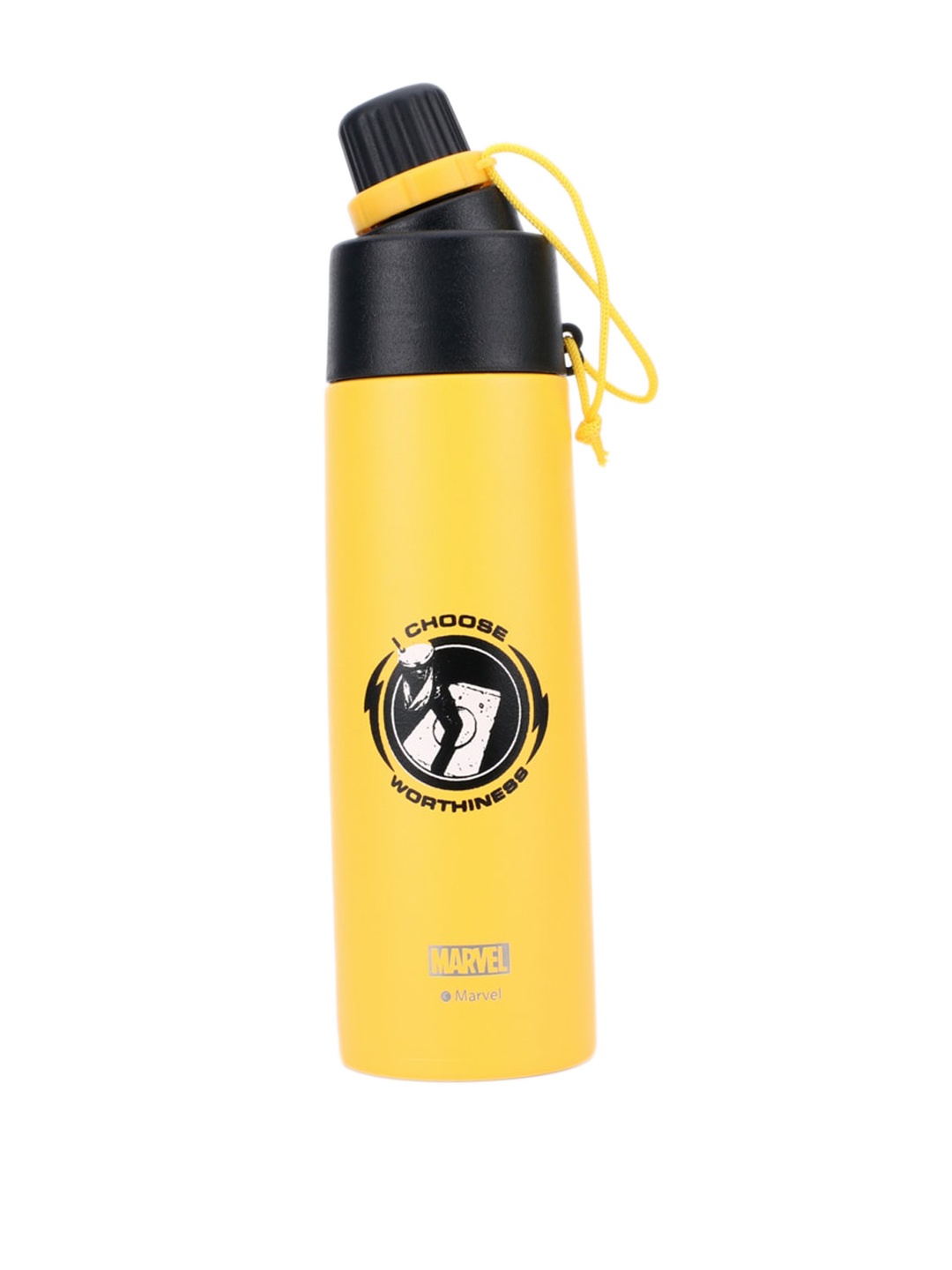 

Marvel Boys Yellow & Black Avenger Printed Water Bottle 500ml