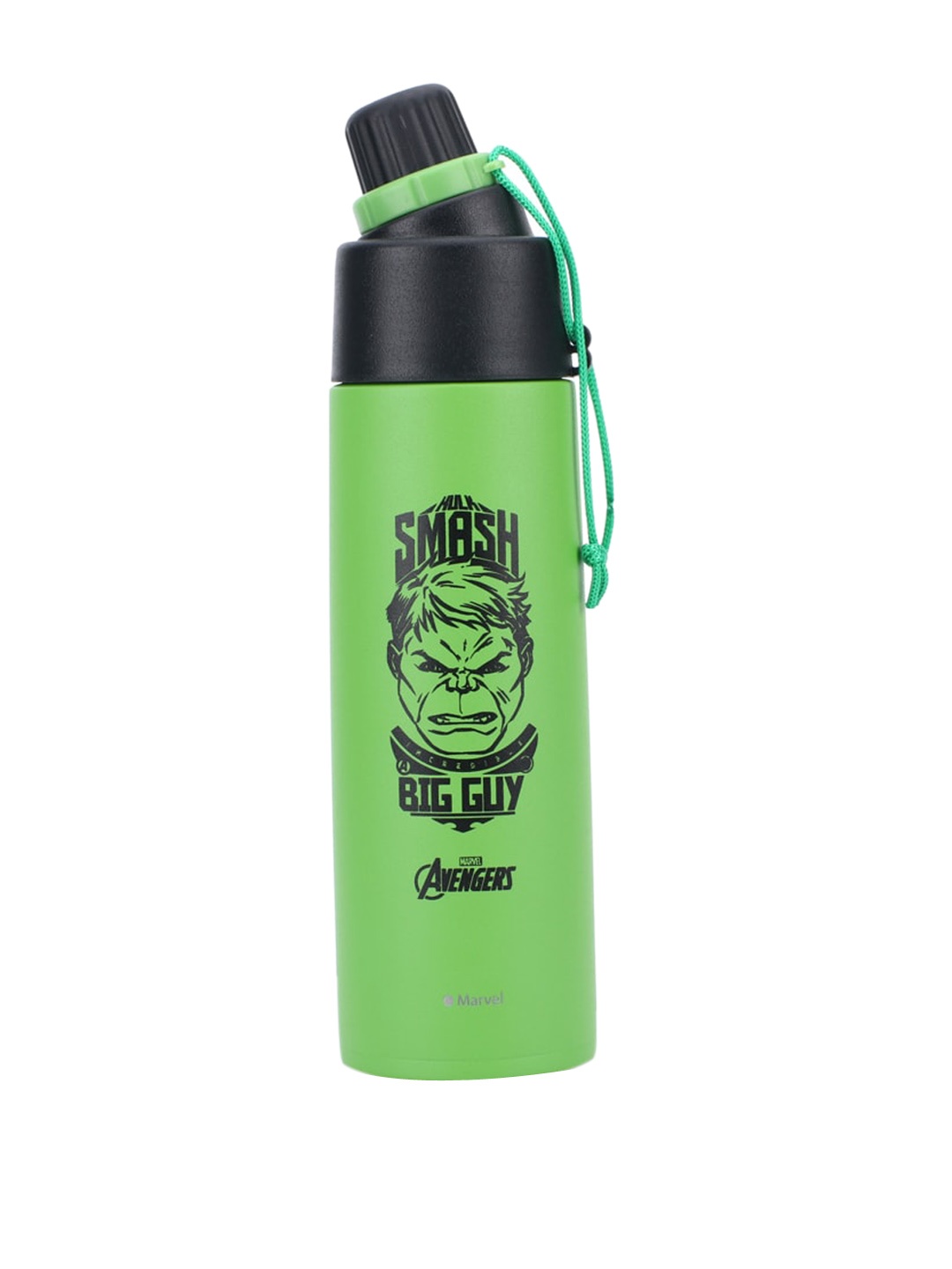 

Marvel Boys Green & Black Avenger Printed Double Wall Vacuum Water Bottle