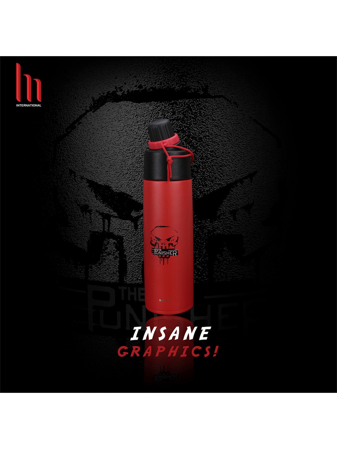 

Marvel Boys Red Printed Double Vacuum Insulated Flask - 500 ml