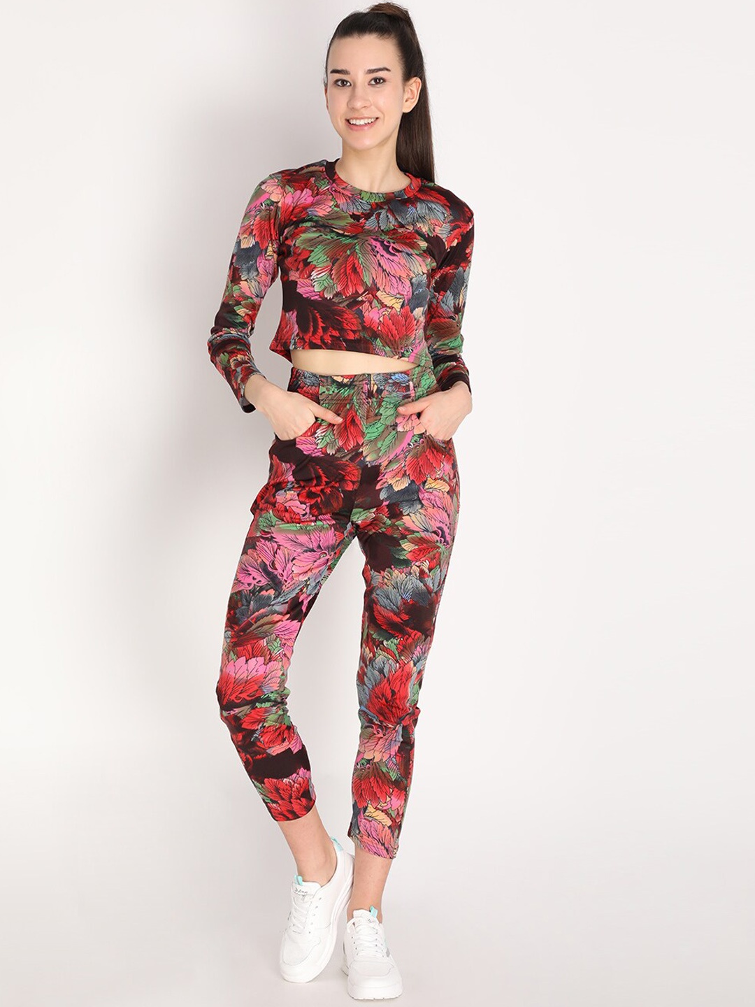 

Chkokko Women Multicolored Printed Co-ord Sets, Multi