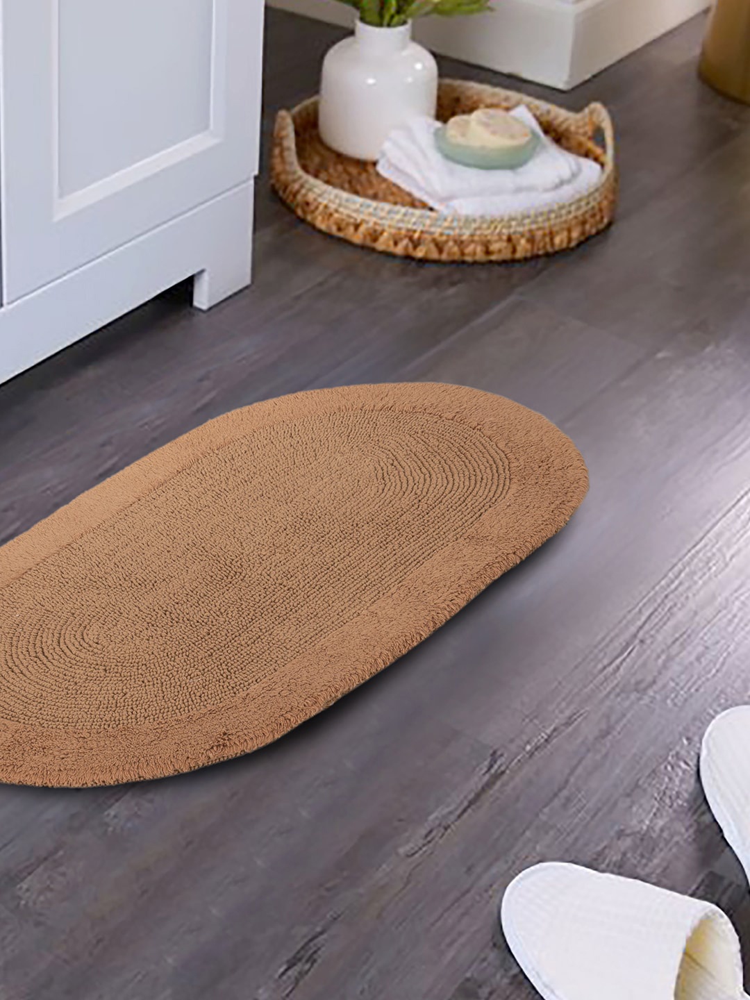 

MASPAR Brown 2100 GSM Pure Cotton Bath Rug