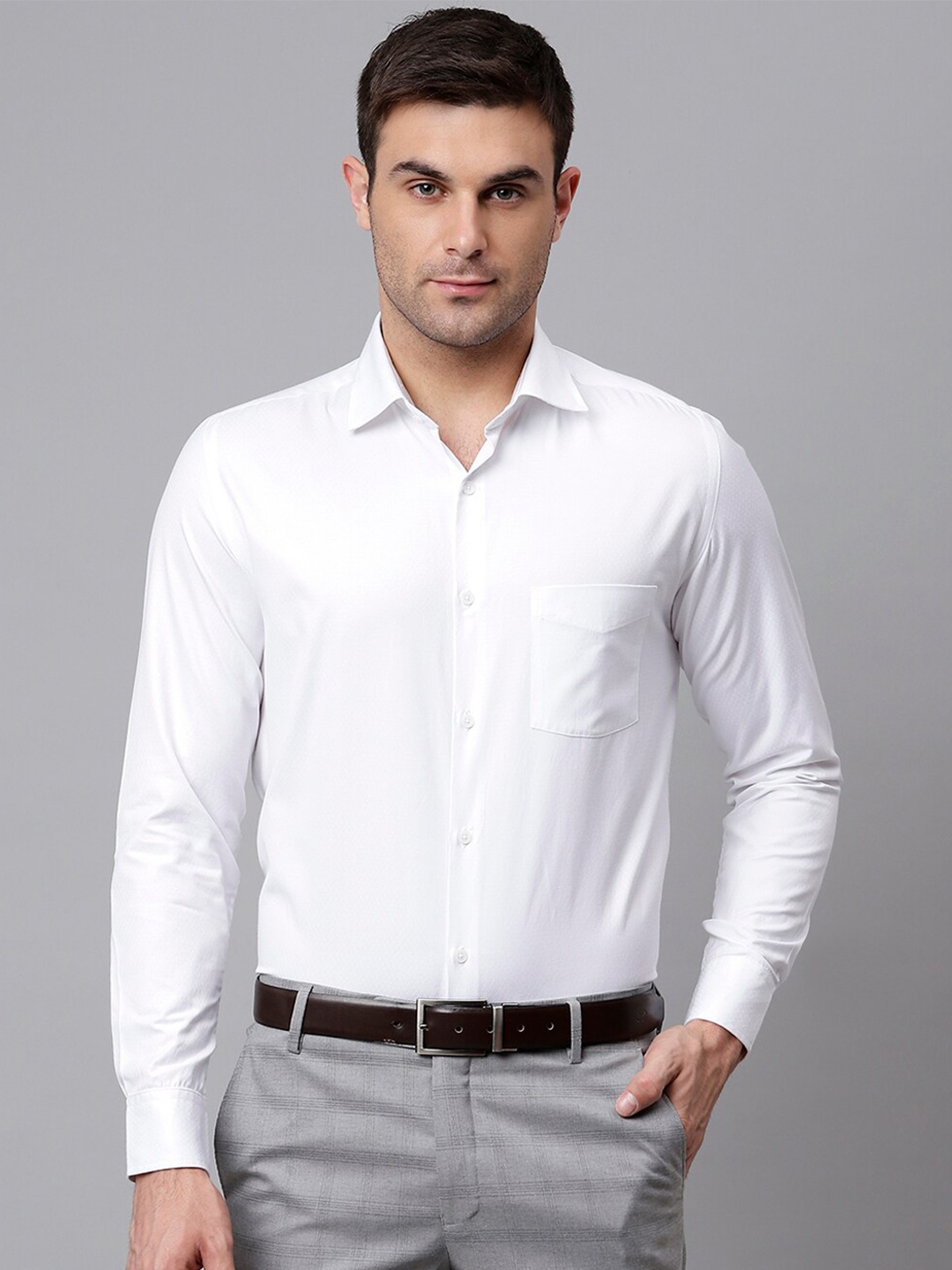 

Richlook Men White Formal Shirt