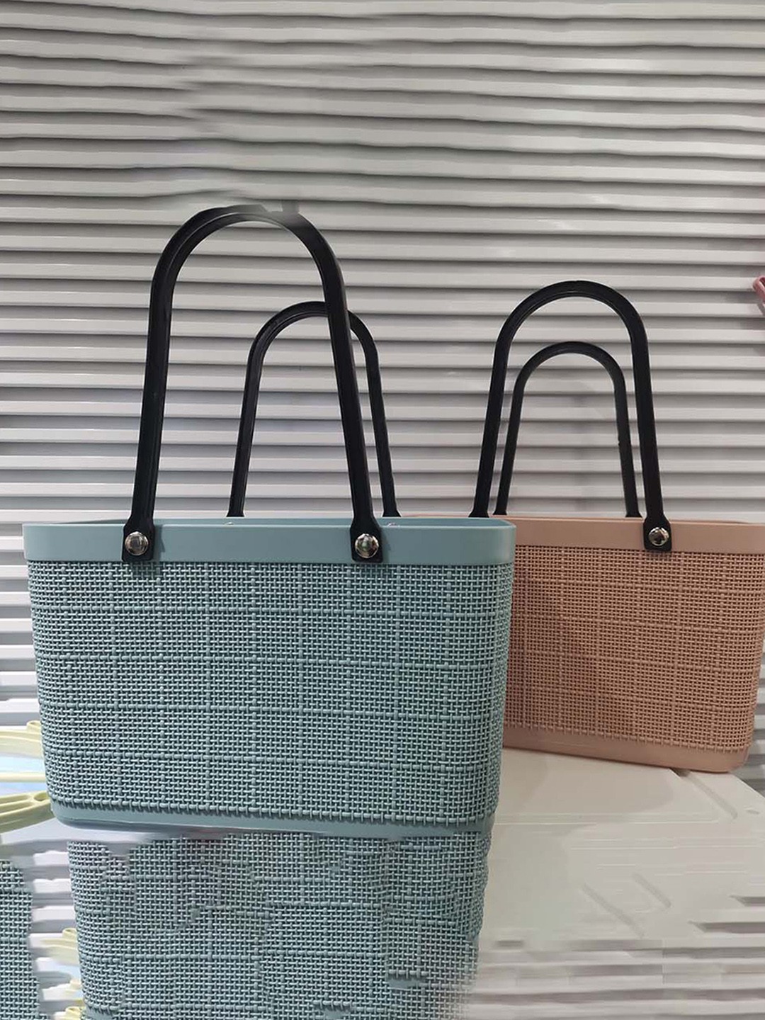 

MARKET99 Teal Blue Kitchen Basket