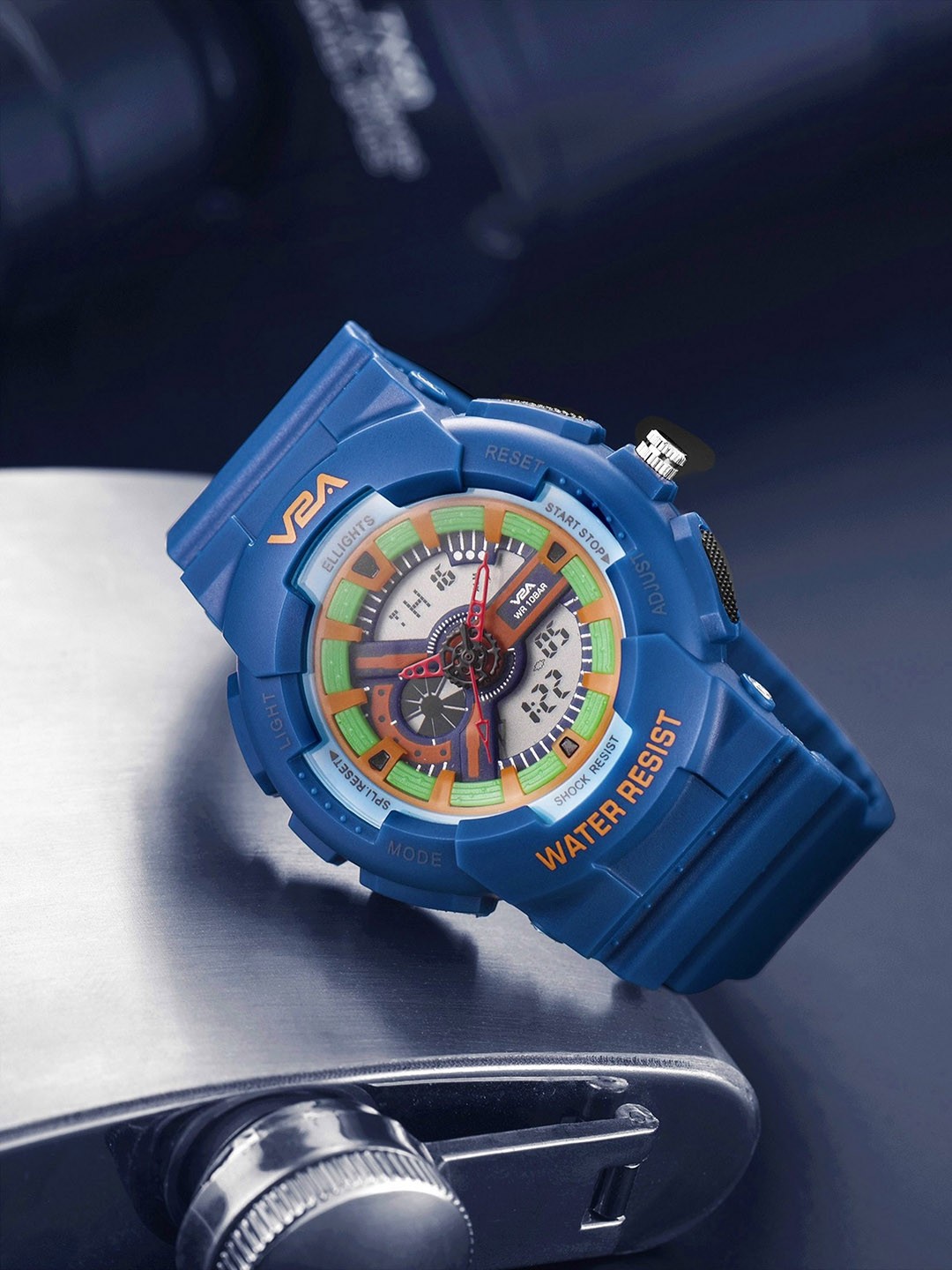 

V2A Kids Blue Printed Dial & Blue Straps Analogue and Digital Watch V2A-CS-309B