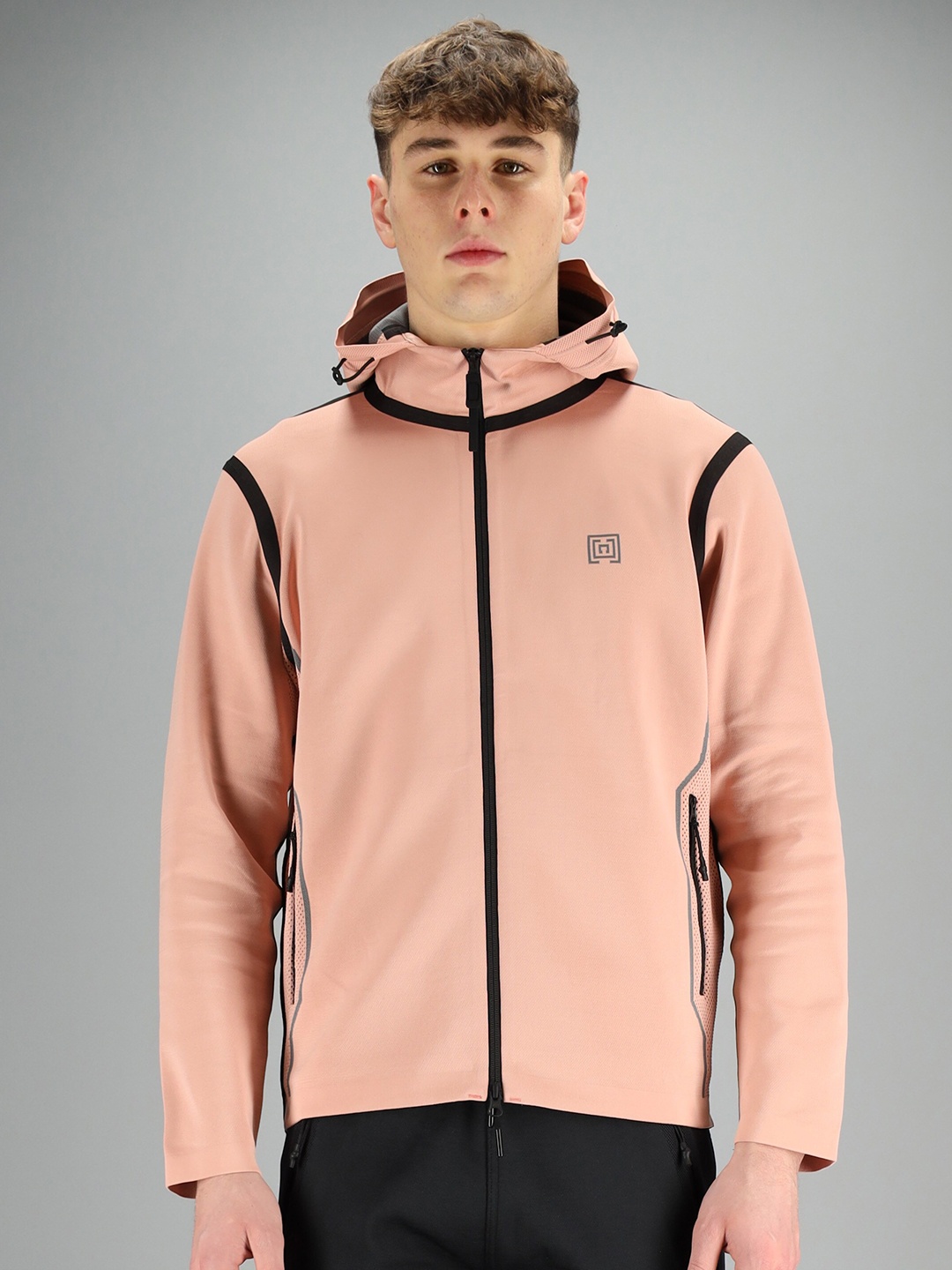 

FREESOUL Men Rose Hooded Sweatshirt