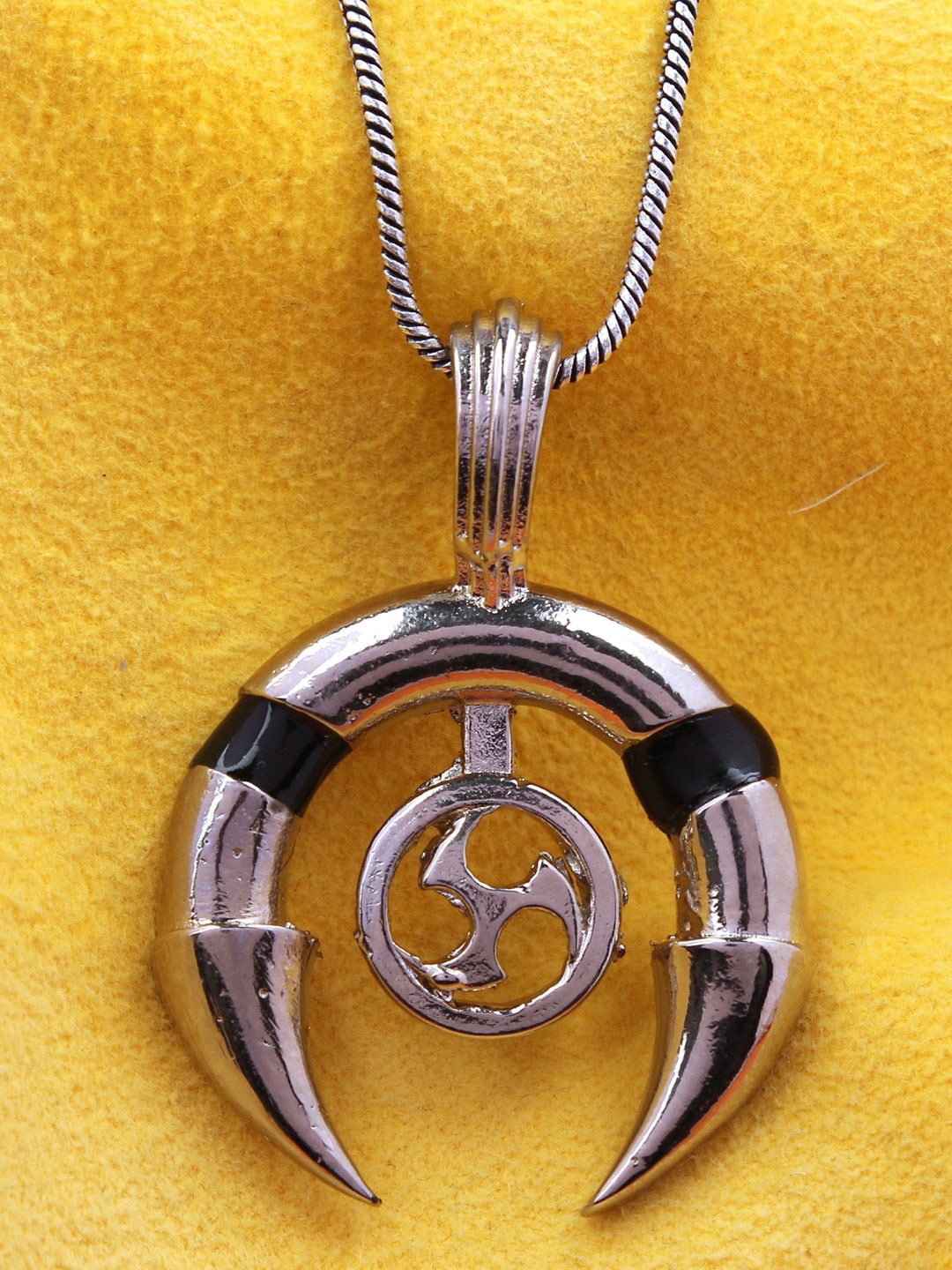 

Silgo Women Silver-Plated Brass Pendant Without Chain