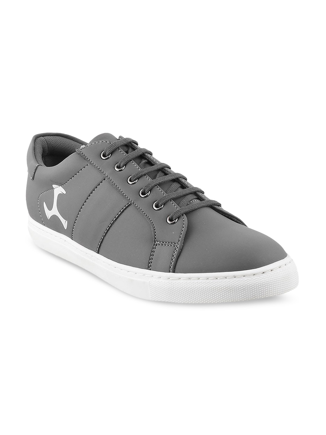 

Mochi Men Grey Solid Sneakers