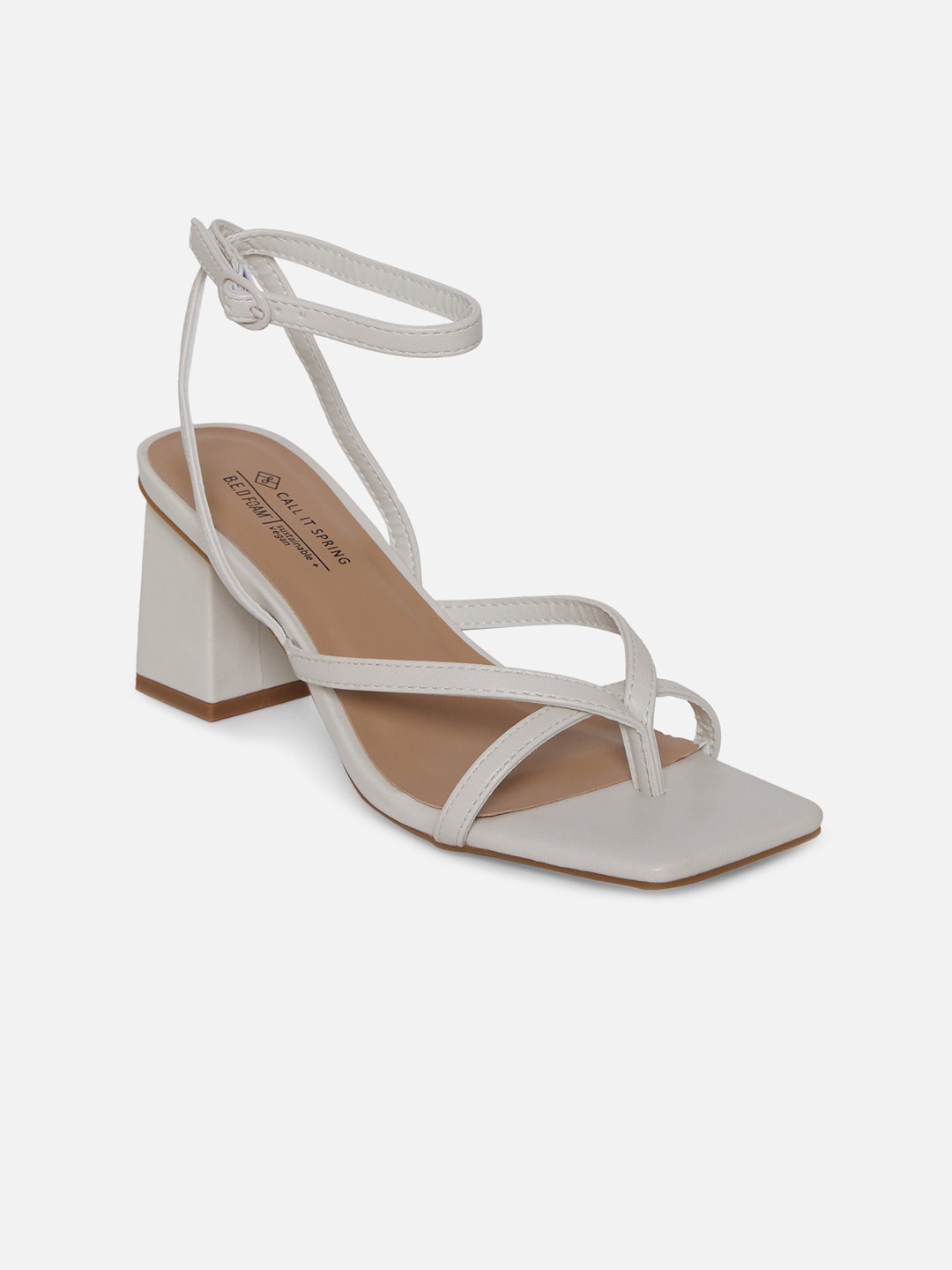 

Call It Spring Women Blue Block Sandals