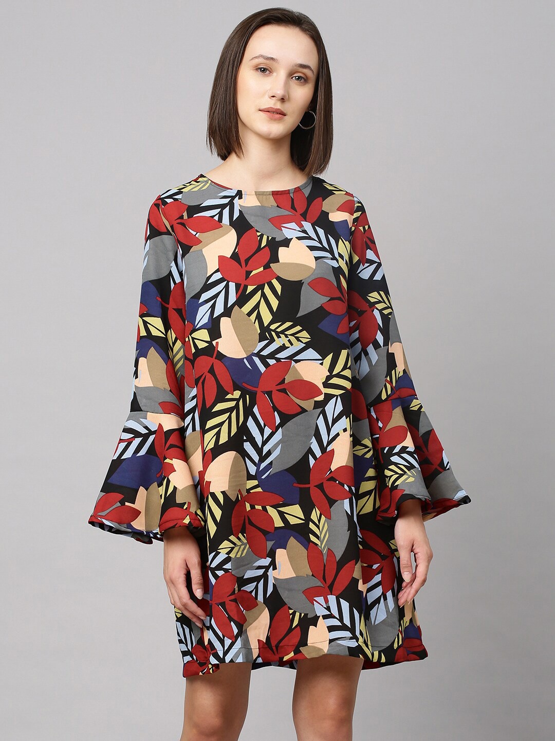 

Chemistry Women Multicoloured Crepe A-Line Dress, Multi