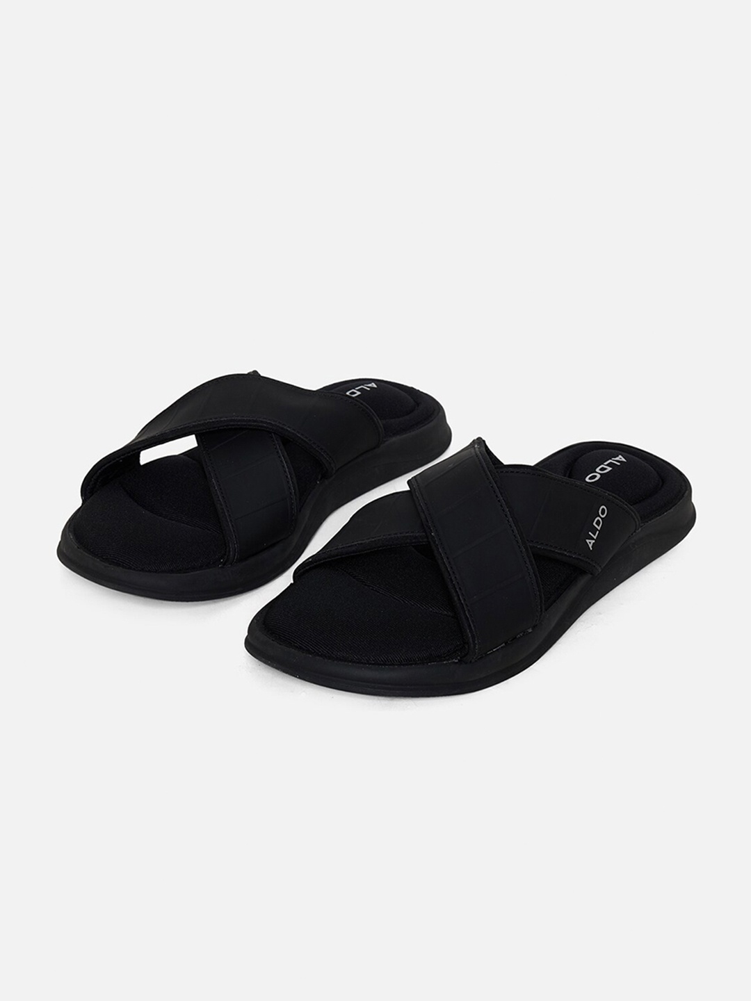 

ALDO Men Black Solid Comfort Sandals