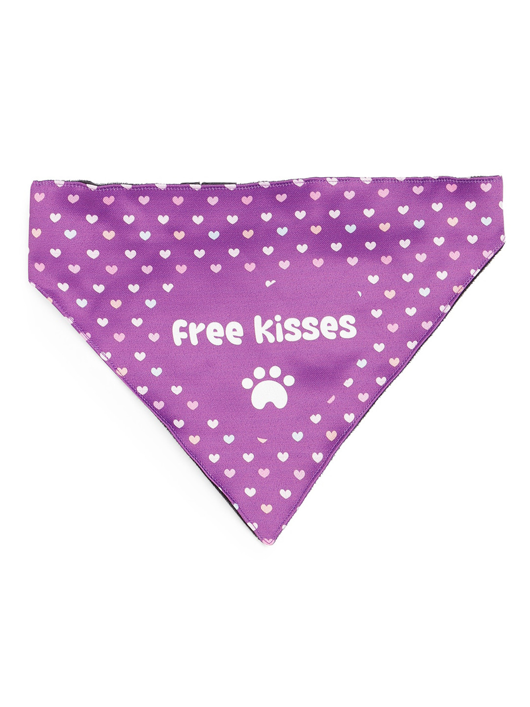 

thepawpstarco Kids Purple Printed Pet Bandana Scarf