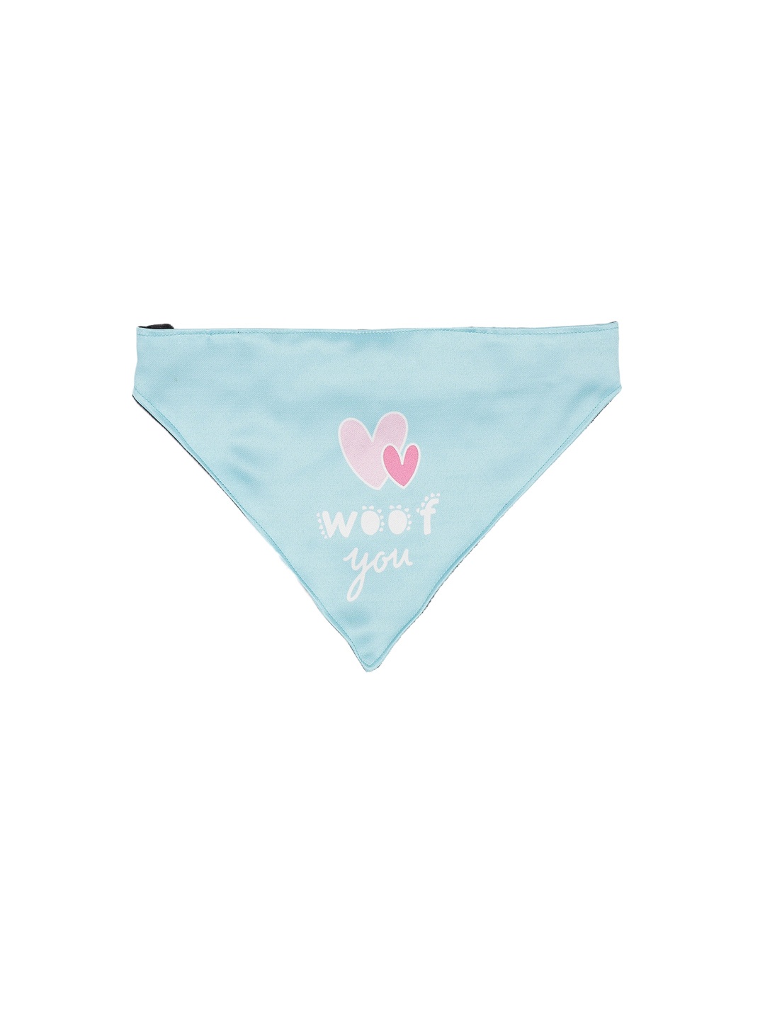 

thepawpstarco Pets Blue Printed Bandana-Large