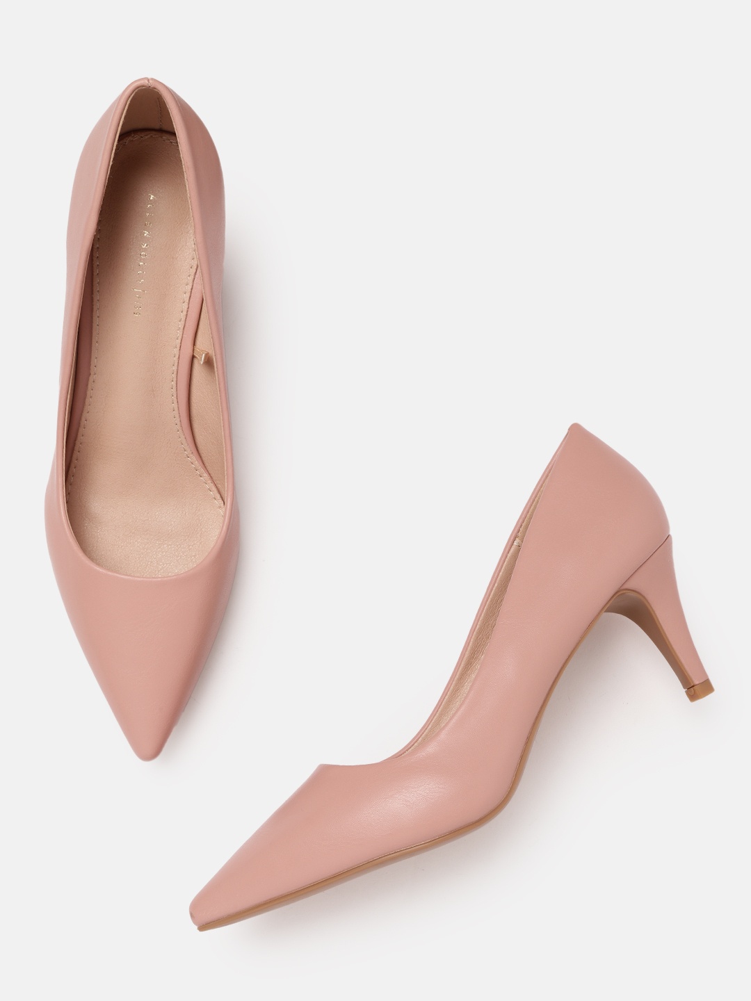 

Allen Solly Rose Pink Solid Pumps