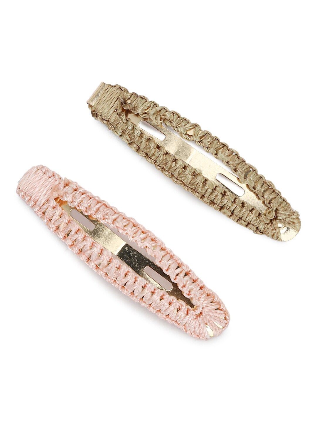 

FOREVER 21 Women Set of 2 Brown & Pink Bobby Pins