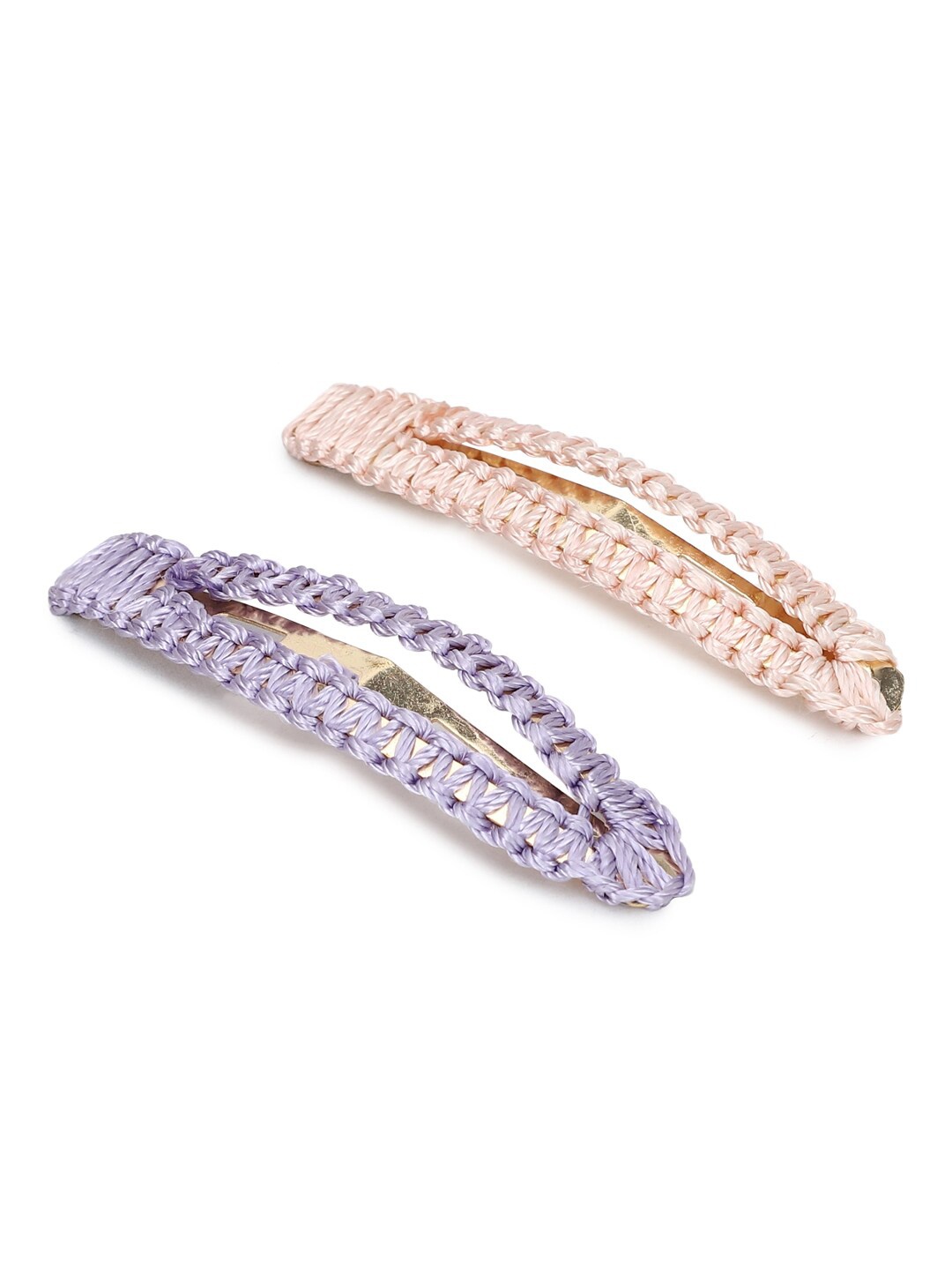 

FOREVER 21 Women Purple & Pink Set of 2 Bobby Pins