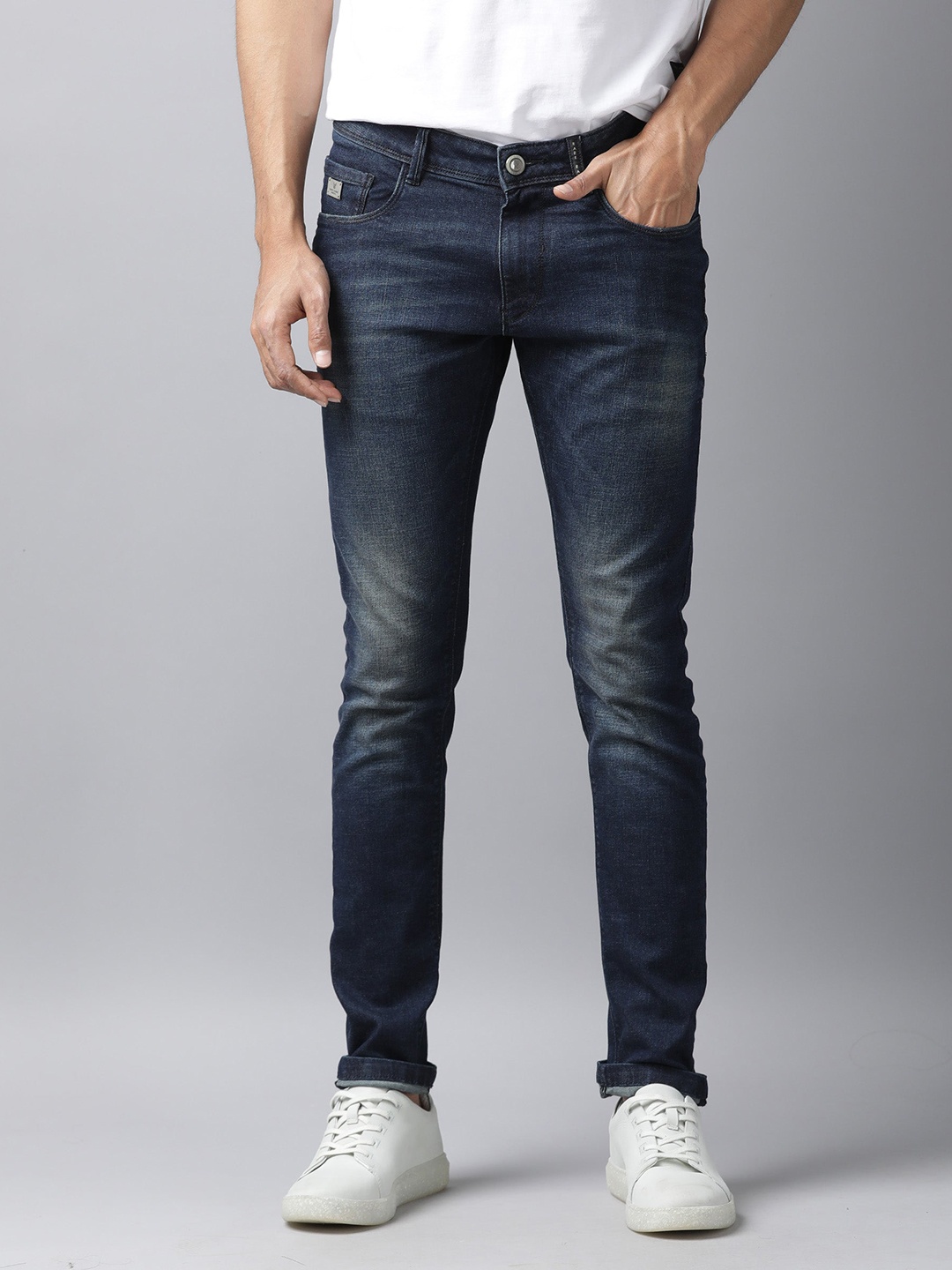 

RARE RABBIT Men Gaule Regular Fit Jeans, Blue