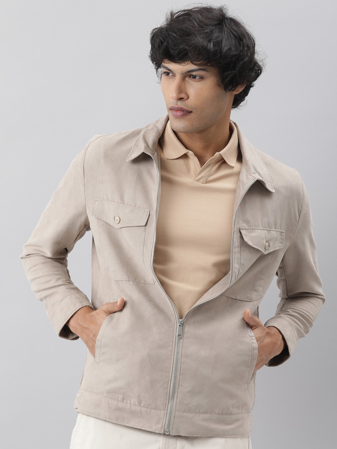 

RARE RABBIT Men Beige Tailored Jacket