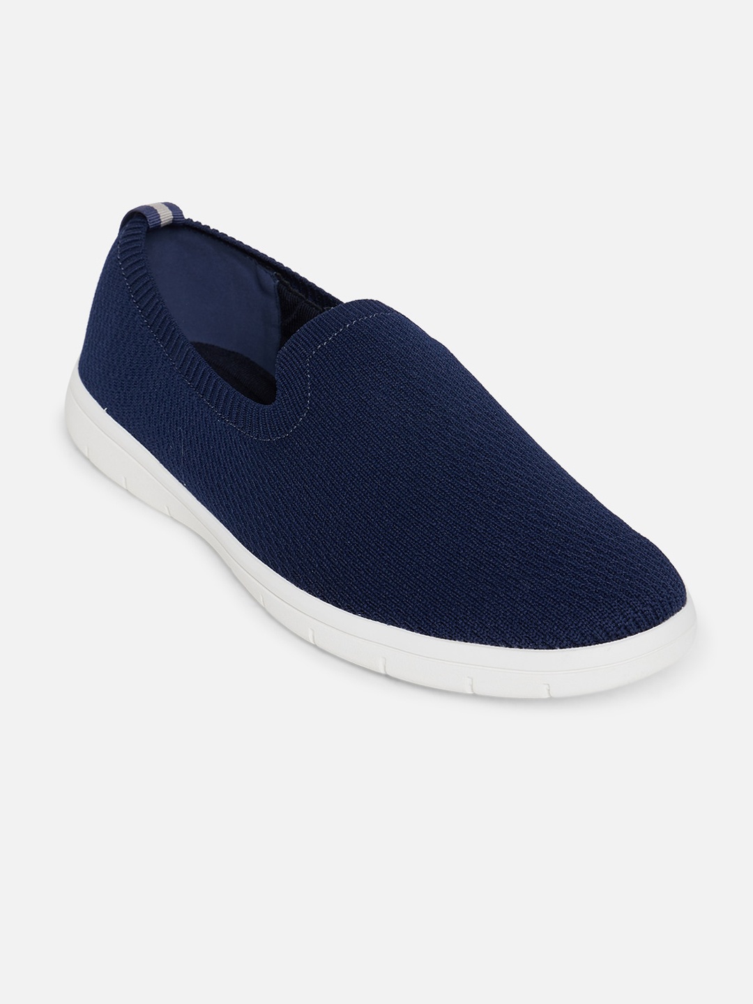 

ALDO Men Blue Woven Design Slip-On Sneakers