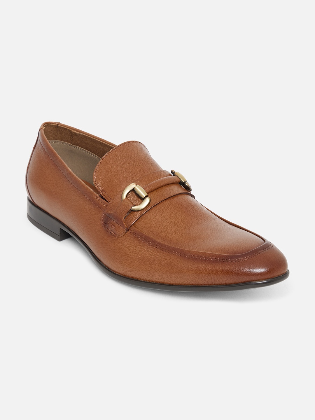 

ALDO Men Brown Leather Loafers