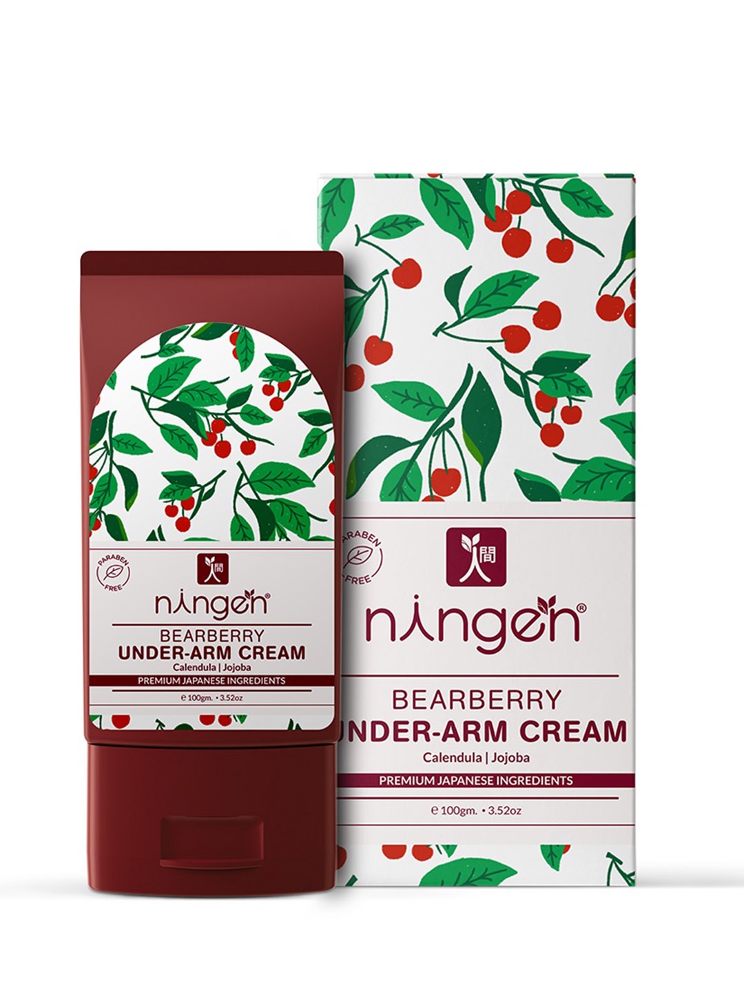 

Ningen Calendula & Jojoba Bearberry Under-Arm Lightening Cream - 100 g, Maroon