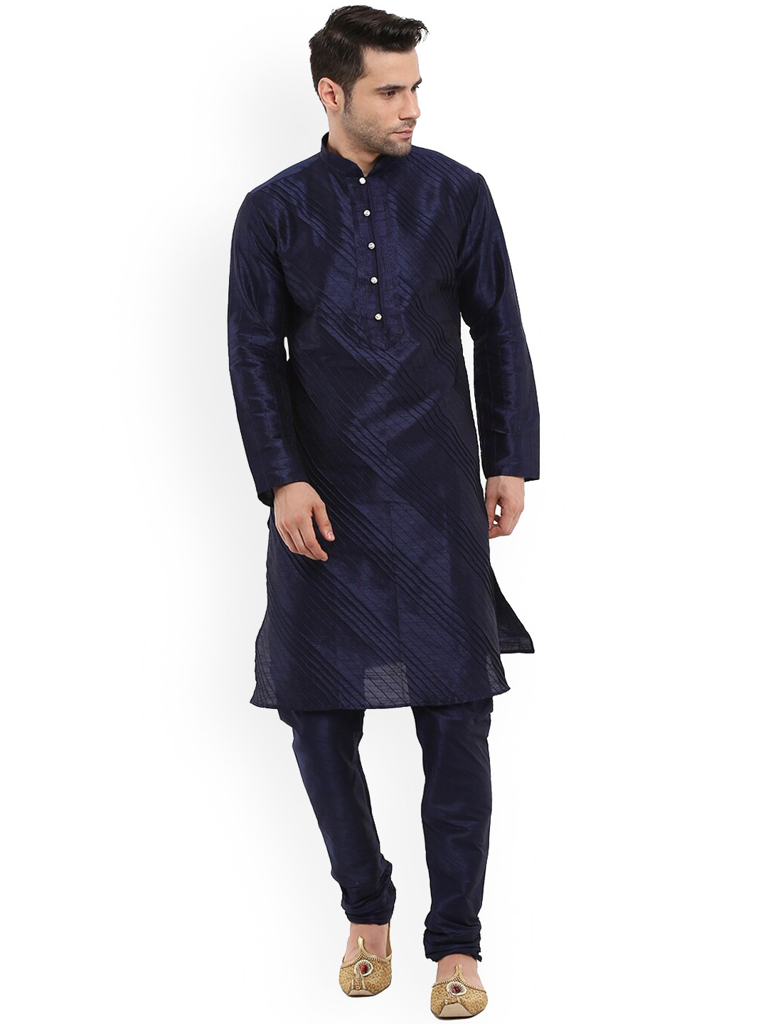 

V-Mart Men Blue Kurta with Pyjamas