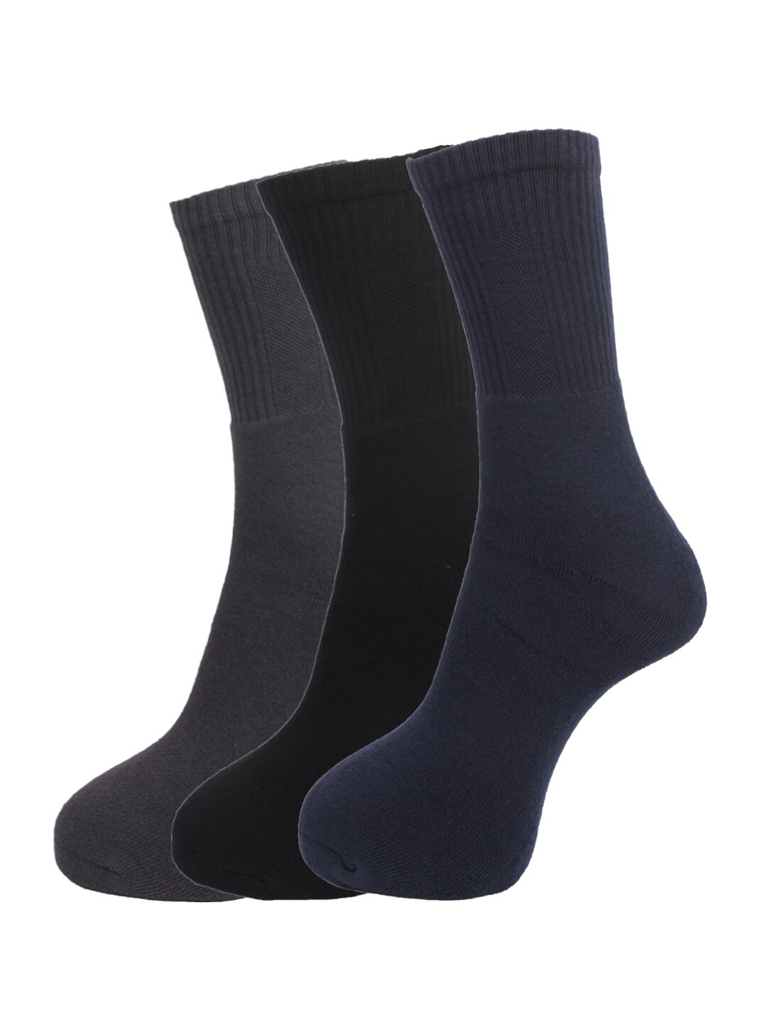 

Dollar Men Pack of 3 Assorted Cotton Above Ankle Length Socks