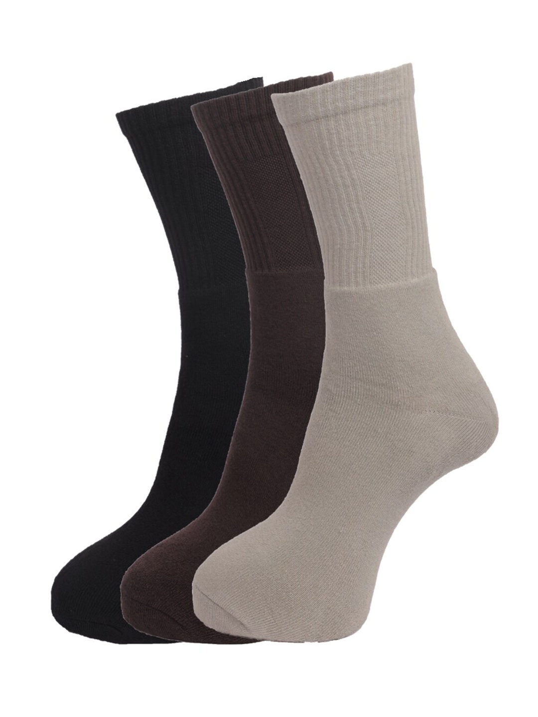

Dollar Socks Men Pack Of 3 Assorted Cotton Full Length Socks