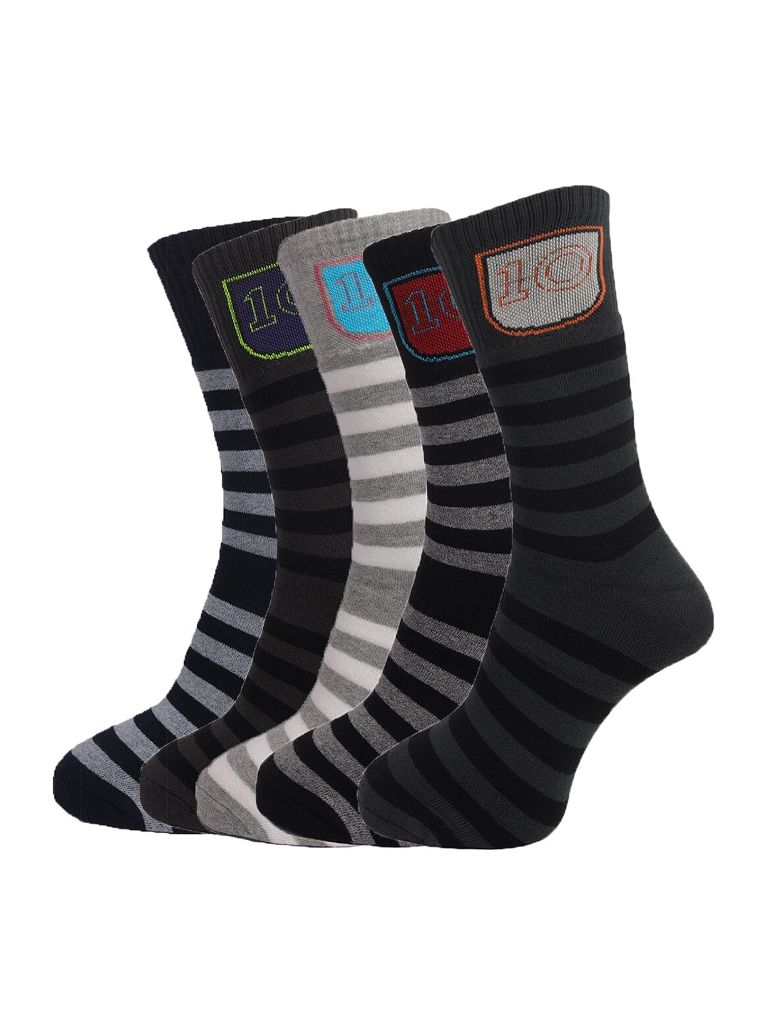 Dollar Men Pack of 3 Assorted Cotton Full Length Socks