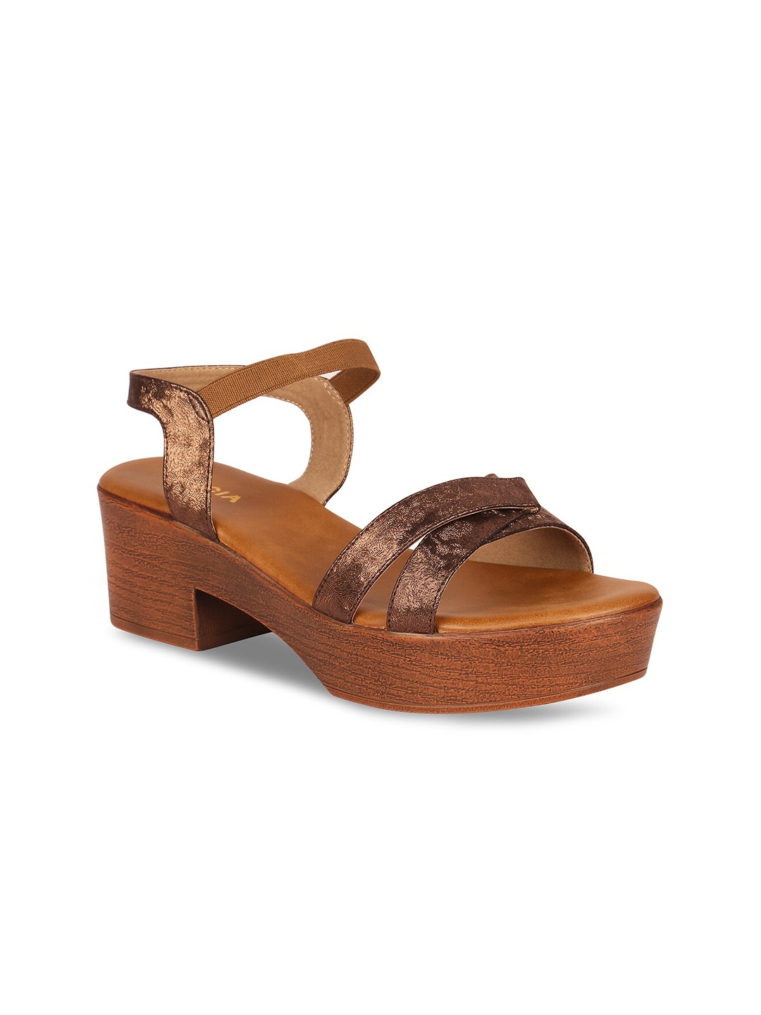 

Rocia Brown Block Heels
