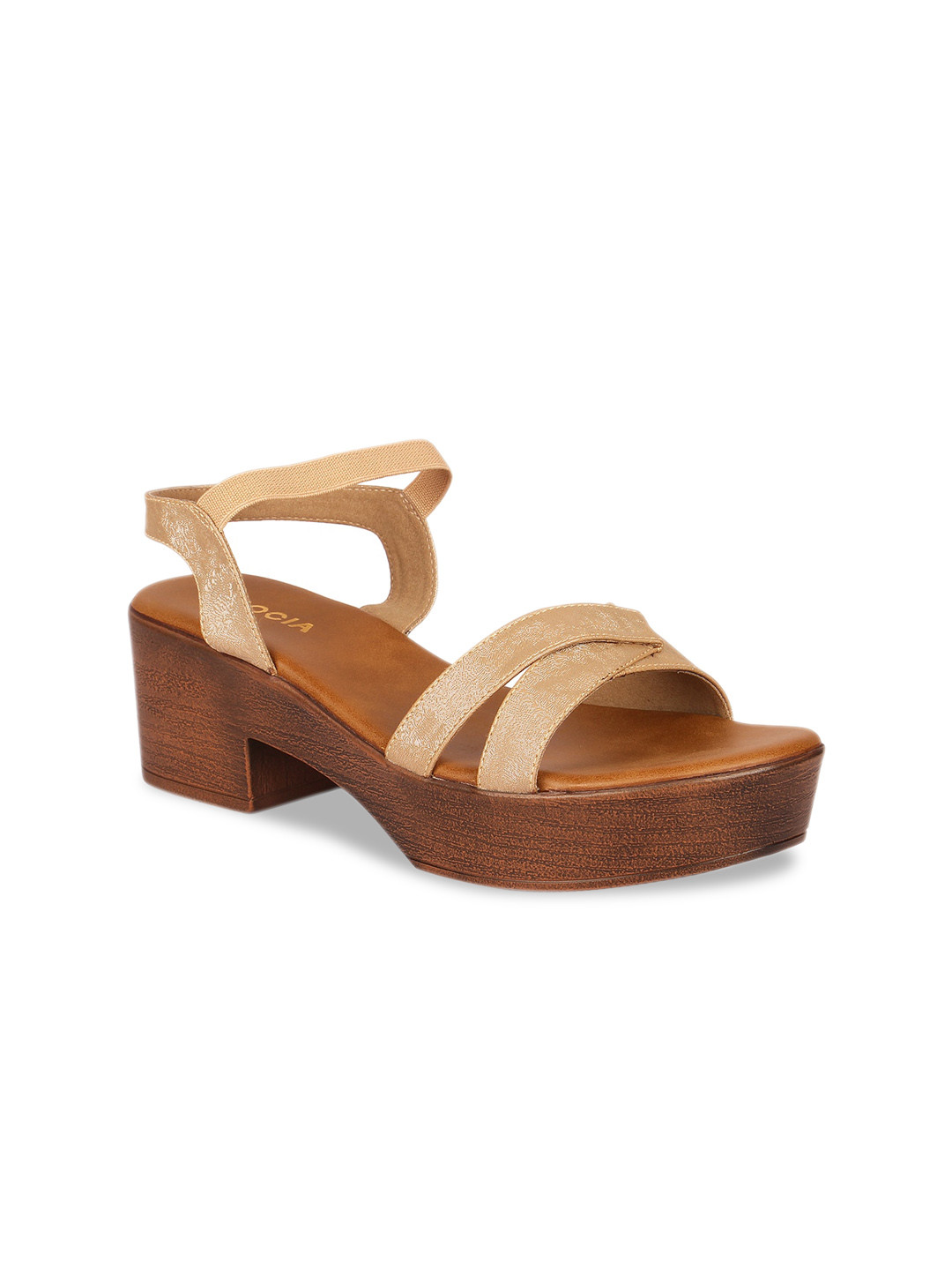 

Rocia Beige Platform Sandals