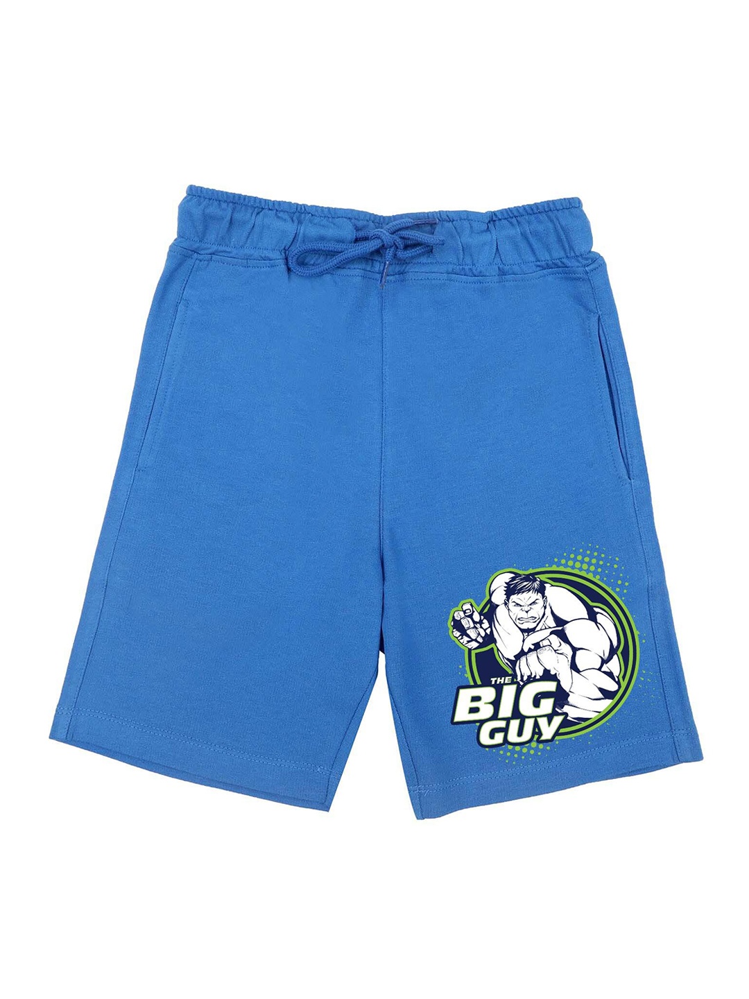 

Marvel by Wear Your Mind Boys Blue Superhero Printed Hulk Shorts