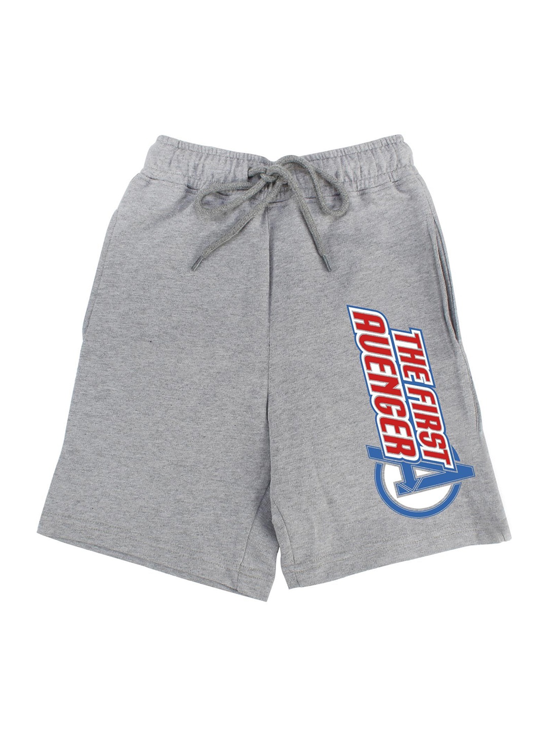 

Marvel by Wear Your Mind Boys Grey Printed Captain America Shorts