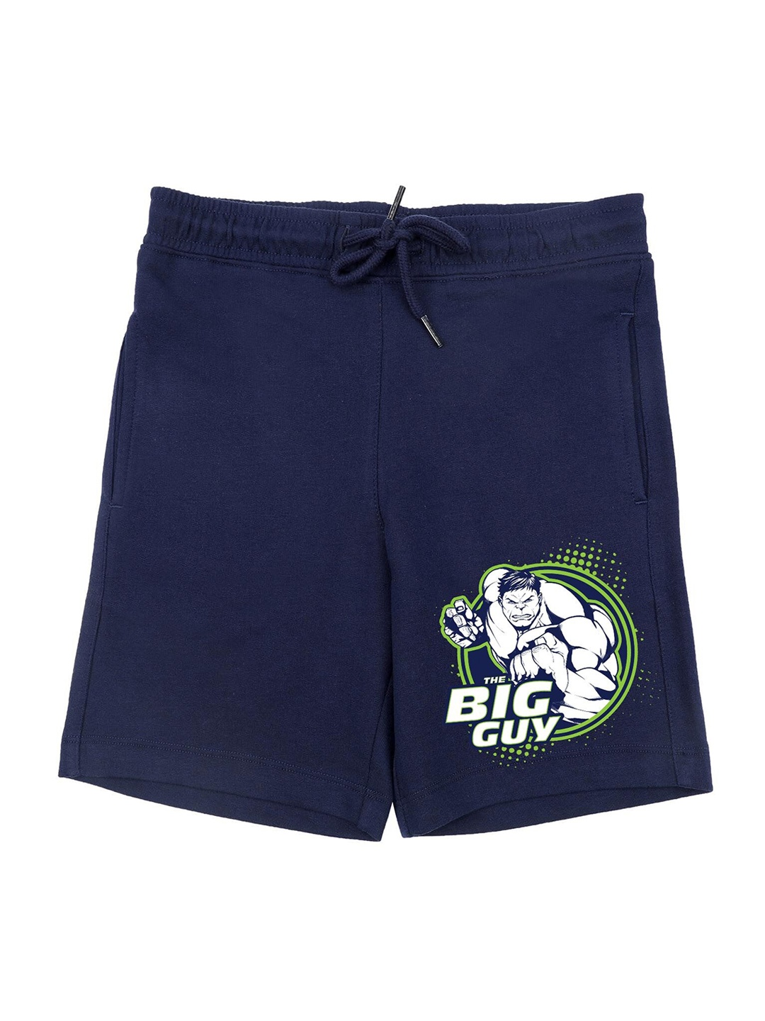 

Marvel by Wear Your Mind Boys Navy Blue Hulk Shorts