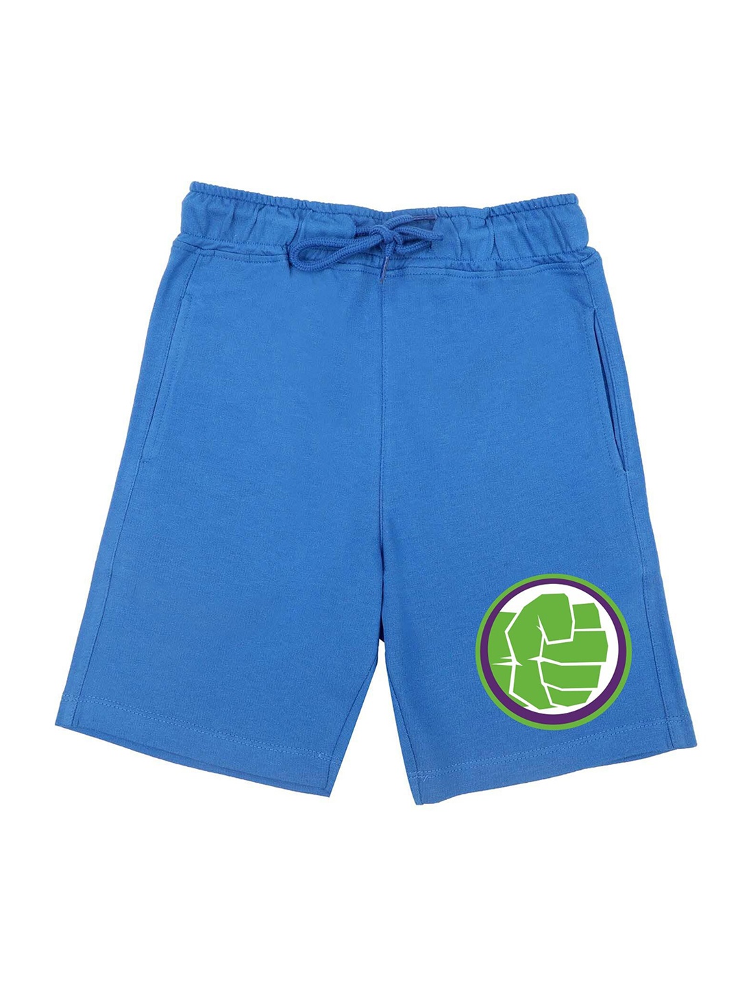 

Marvel by Wear Your Mind Boys Blue Hulk Shorts