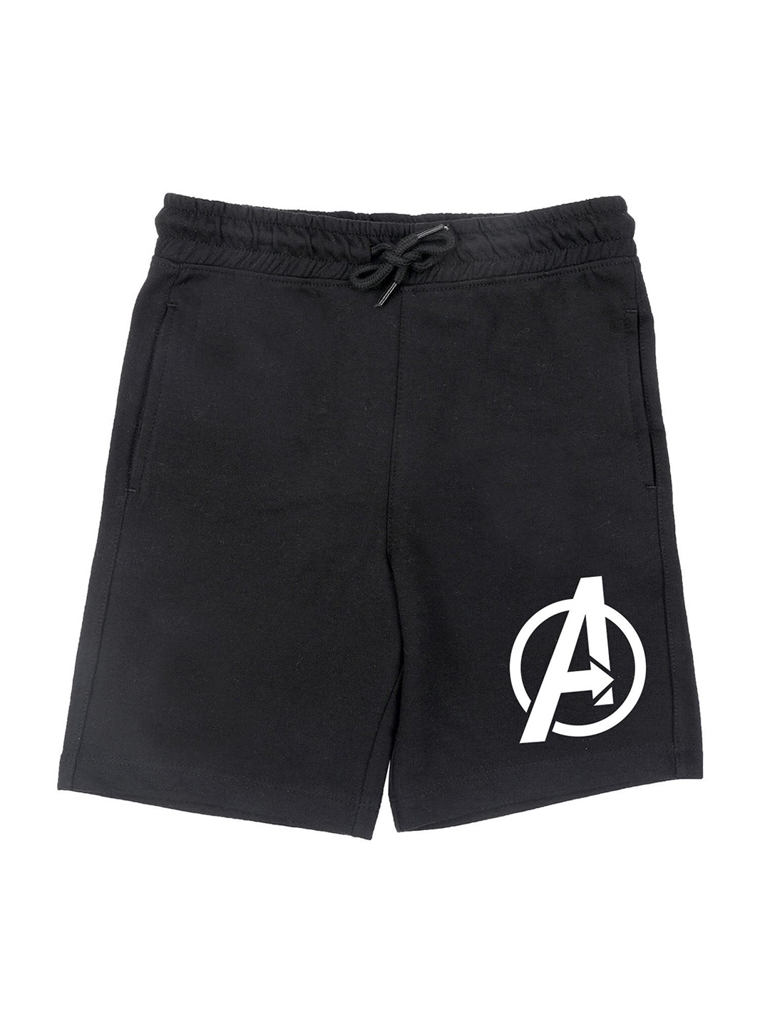 

Marvel by Wear Your Mind Boys Black Avengers Printed Shorts