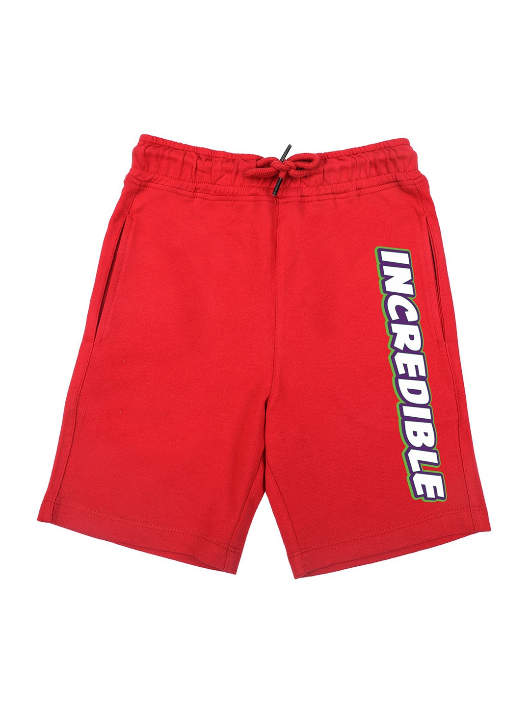 

Marvel by Wear Your Mind Boys Red & White Avengers Printed Shorts
