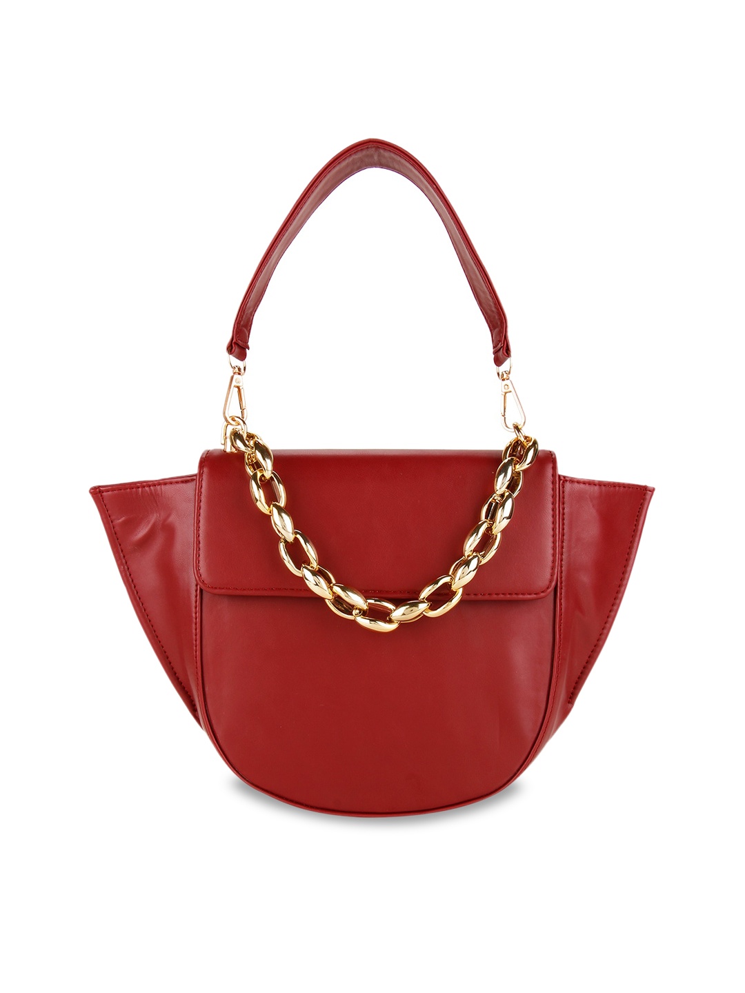 

Rocia Maroon Half Moon Shoulder Bag