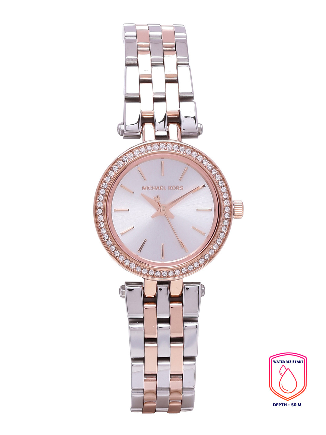 

Michael Kors Women Silver-Toned Analogue Watch