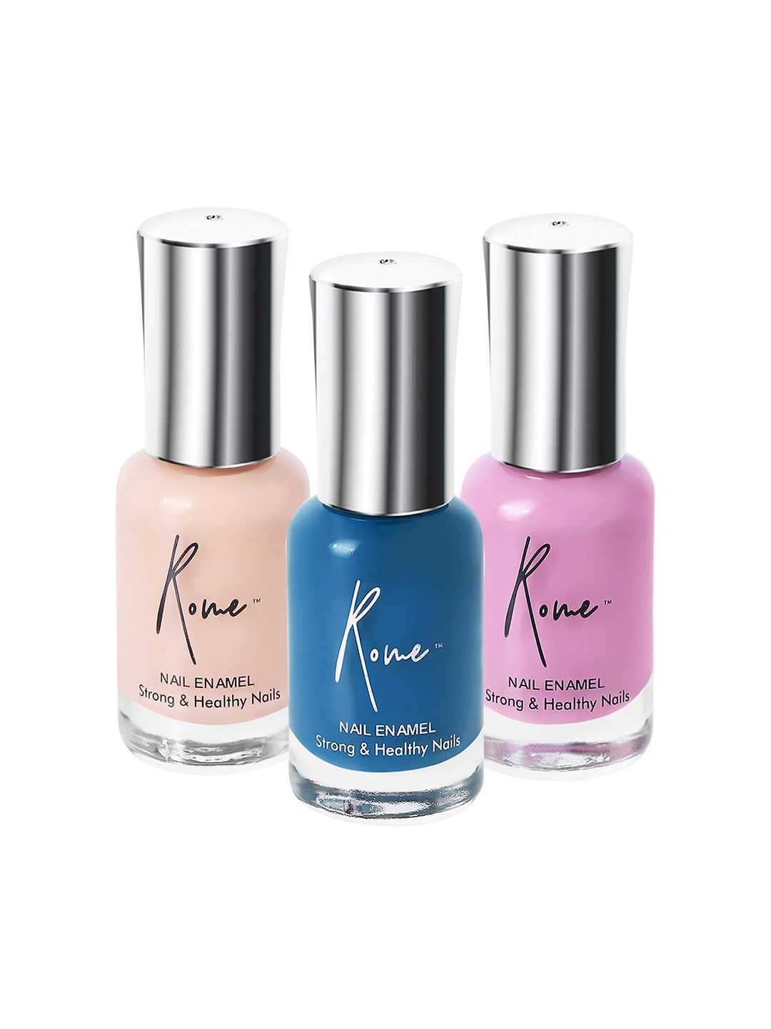 

Rome Set of 3 Strong & Healthy Nail Enamel 8 ml each, Coral